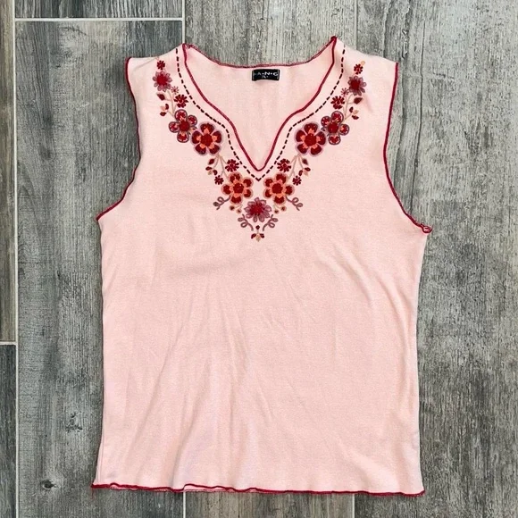 FANG Y2K Floral Top - Picture 1 of 7